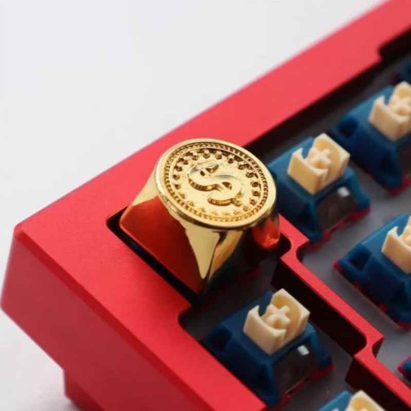New USD Gold Coin Theme Anime  - Gaming Accessories Aesthetic review and price