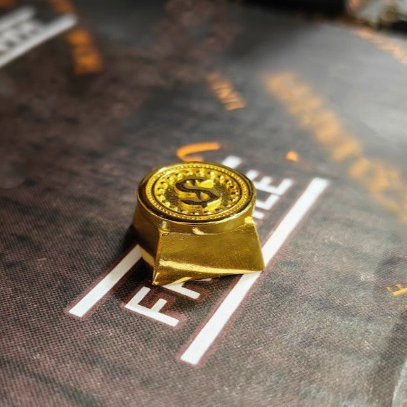 New USD Gold Coin Theme Anime  - Gaming Accessories Aesthetic review and price