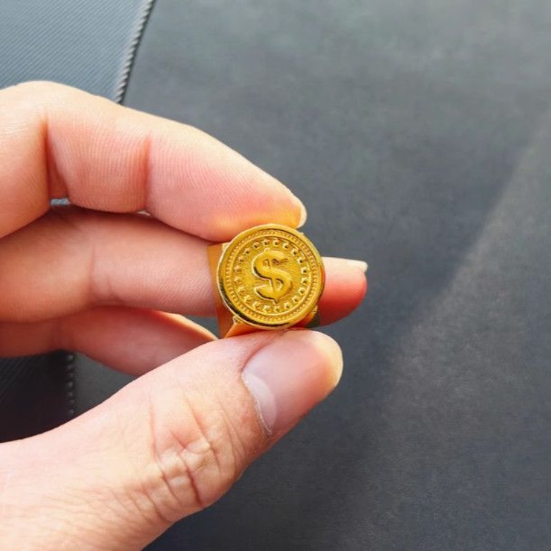 New USD Gold Coin Theme Anime  - Gaming Accessories Aesthetic review and price