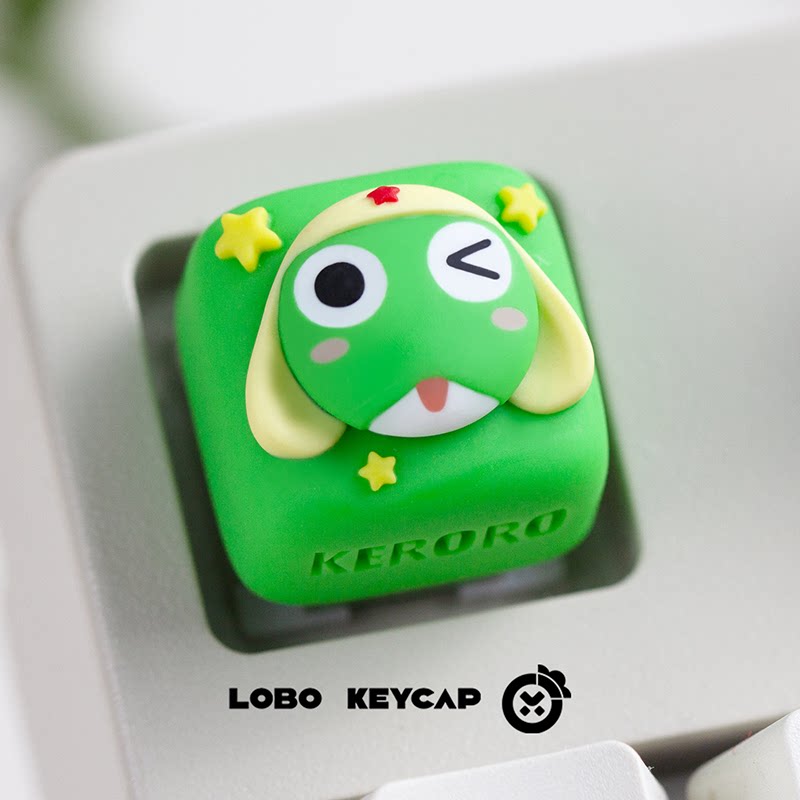 Keroro Themed Anime Keycaps Me - Gaming Accessories Aesthetic review and price