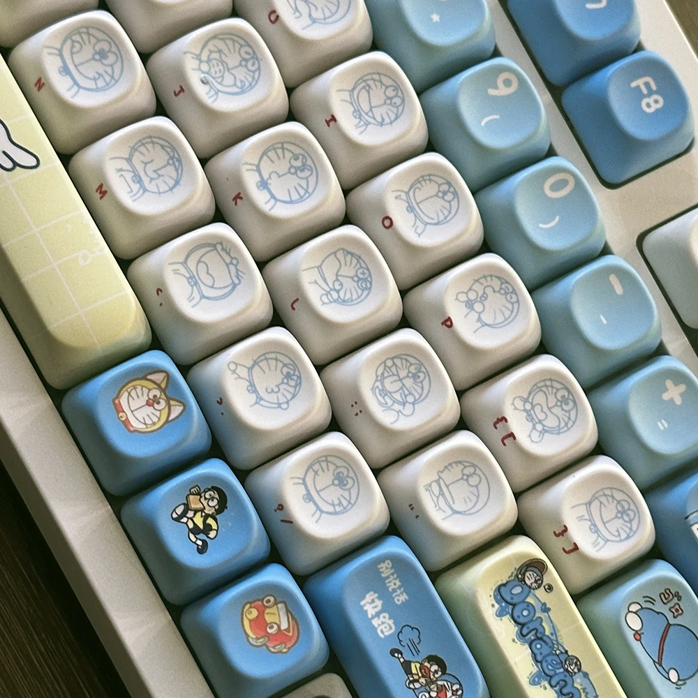 Original Doraemon Keycaps 120  - Gaming Accessories Aesthetic review and price