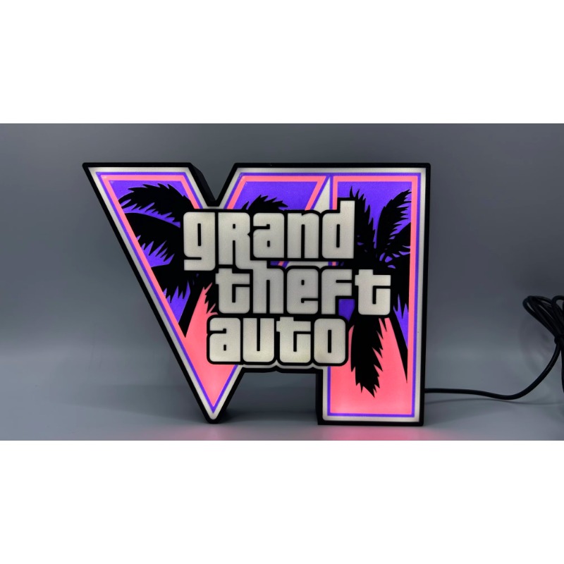 GTA 6 Grand Theft Auto VI LED  - Accessories For Your Gaming Room review and price